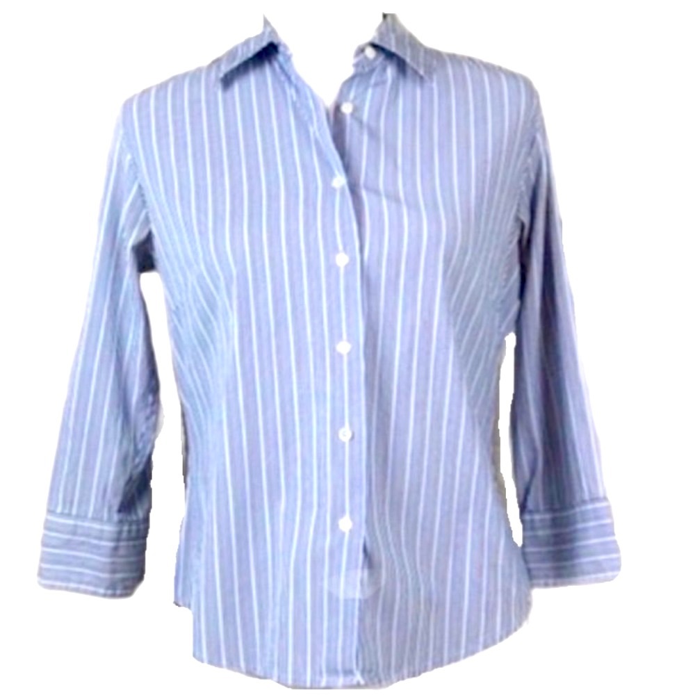J Crew Button Down Striped Shirt size S
